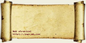 Angelina Bjelan vizit kartica